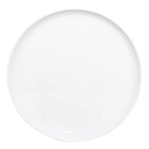 Тарелка обеденная, 25 см, фарфор P, белая, Silence