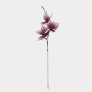 Ветка декоративная, 91 см, пенопласт/металл, Белая магнолия, Magnolia
