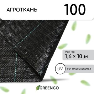 Агроткань застилочная, с разметкой, 10 1.6 м, плотность 100 г/м²полипропилен, Greengo, Эконом 50%