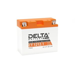 Аккумуляторная батарея Delta СТ1212.1 (YT12B-BS) 12 В, 12 Ач прямая (