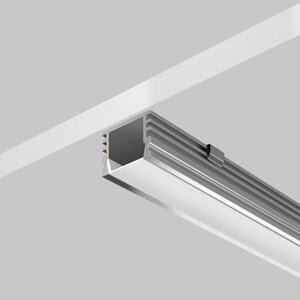 Алюминиевый профиль накладной Led Strip ALM005S-2M, 200х1,6х1,2 см, цвет серебро