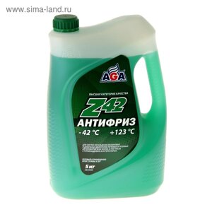 Антифриз готовый AGA -42С/123С зелёный, 5 кг
