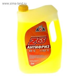 Антифриз готовый AGA -65С/132С жёлтый, 5 кг