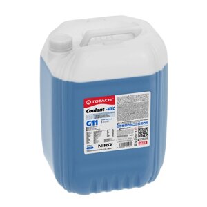 Антифриз totachi NIRO coolant -40 C, G11, синяя, 20 кг