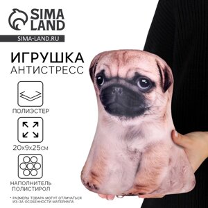 Антистресс игрушка, собака «Мопс»