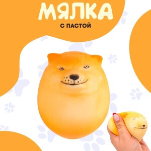 Антистрессс игрушка «Собака», мялка с пастой