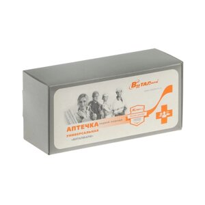 Аптечка первой помощи индивидуальная Виталфарм, универсальная, картонный футляр