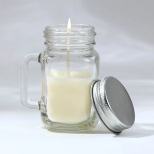 Ароматическая свеча, аромат белый жасм. ин 7,2 х 5,5 х 4 см.