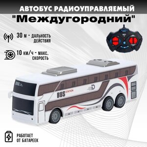 Автобус радиоуправляемый «Междугородний», работает от батареек