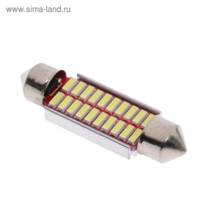 Автомобильная лампа Cartage, светодиодная, C5W, 12 В, 20 SMD, 39 мм, свет белый