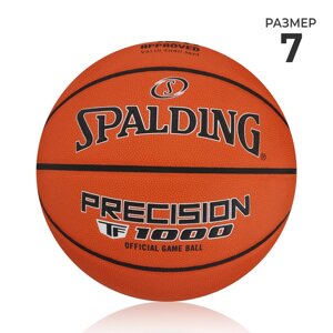 Баскетбольный мяч SPALDING TF-1000 Precision, 77526z, клееный, р. 7, microfiber PU