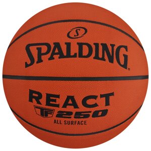 Баскетбольный мяч SPALDING TF-250 React, 76802z, клееный, р. 6, композит