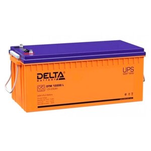 Батарея для ибп delta DTM 12200 L, 12 в, 200 ач