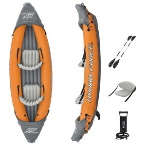 Байдарка Bestway Lite-Rapid X2 Kayak, двухместная, вёсла 218 см, до 160 кг, 32110048 см, 65077