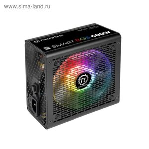 Блок питания Thermaltake ATX 600W Smart RGB 600 80+24+4+4pin) APFC 120mm fan color