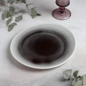 Блюдо фарфоровое для подачи Magistro «Сиам», 2623 см, цвет серый