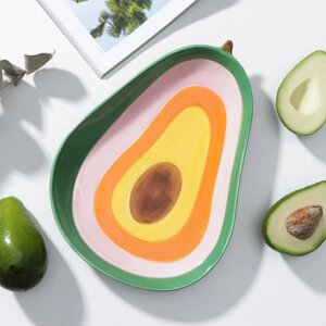 Блюдо керамическое «Авокадо», 28,220,5 см ㅤ