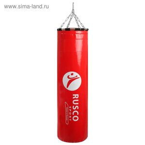Боксёрский мешок BOXER, вес 35 кг, на ленте ременной, цвет красный