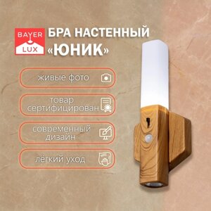 Бра с датчиком движения "Юник" LED от батареек 3хААА 9,5х3х20 см