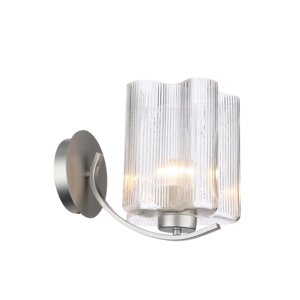 Бра St Luce. SL117.101.01. Onde. 1х60 Вт, E27, 15х18 см, цвет серебристый