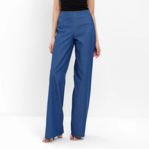 Брюки женские MINAKU: Jeans Collection цвет электрик, размер 50