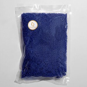Бусины №4 «Жемчуг», 500 г (20 г), цвет синий