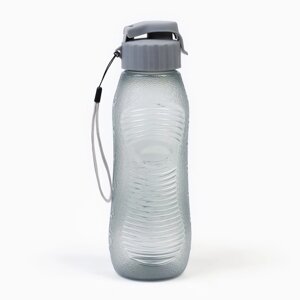 Бутылка для воды, 600 мл, 23 х 6.6 см, серая