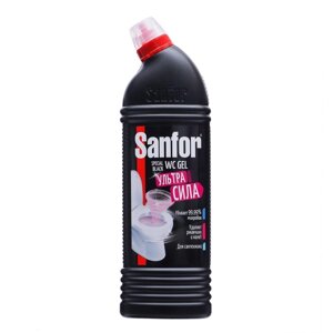 Cанитарно-гигиеническое cредство Sanfor WС гель, speсial black, 1000 г