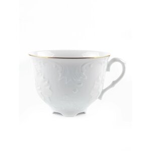 Чашка чайная Cmielow Rococo «Золотая отводка», 330 мл