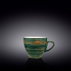Чашка Wilmax England Spiral, 300 мл, цвет зелёный