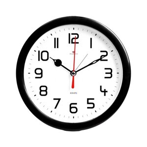 Часы - будильник настольные "Классика", дискретный ход, циферблат d-15 см,15.5 х 4.5 см, АА