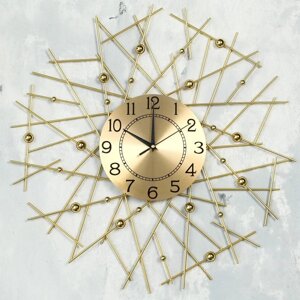 Часы настенные, серия: Ажур, "Тези", d-60 см, циферблат 22 см