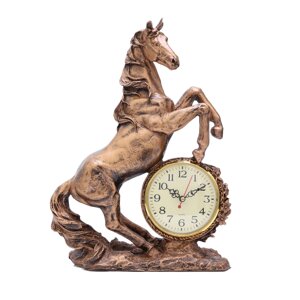 Часы настольные "Каминные. Конь", дискретный ход, 27 х 12 х 36.5 см