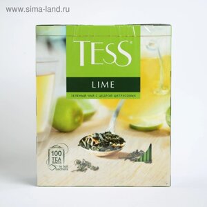 Чай Tess Лайм, с добавками, 100 х 1,5 г