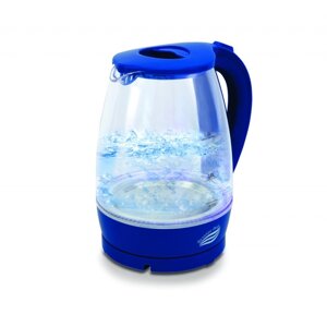 Чайник электрический «Дон-1», стекло, 1.8 л, 1850 Вт, цвет синий