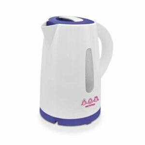 Чайник электрический «Мастерица ЕК-1701M», пластик, 1.7 л, 1850 Вт, цвет белый-фиолетовый 962432