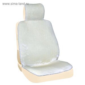 Чехлы сиденья Skyway ARCTIC, искусственный мех, мутон, 5 предметов, белый