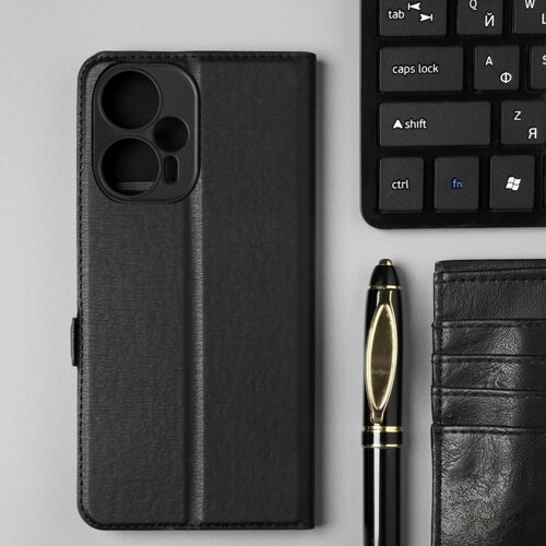 Чехол BoraSCO Book Case для Xiaomi POCO F5 черный