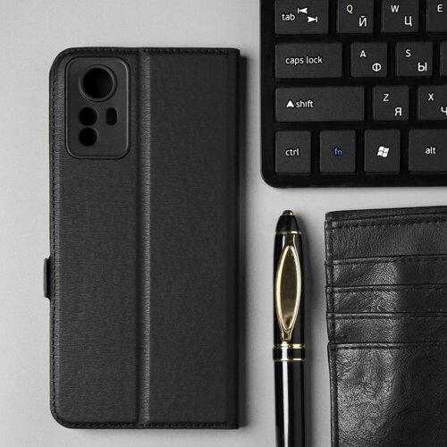Чехол BoraSCO Book Case для Xiaomi Redmi Note 12S, черный