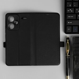 Чехол BoraSCO Book Case для Xiaomi Redmi Note 13 Pro+черный