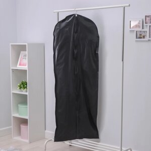 Чехол для одежды LaDоm, 60160 см, плотный, PEVA, чёрный