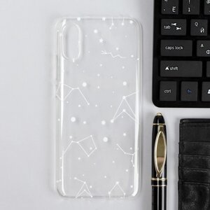 Чехол iBox Art, для телефона Xiaomi Redmi 9A, силиконовый, прозрачный, созвездие
