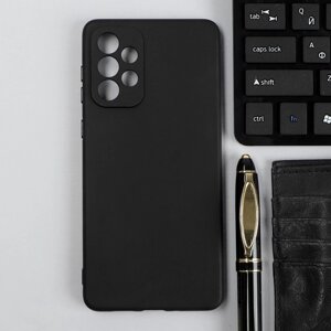 Чехол iBox Case, для телефона Samsung Galaxy A73, силиконовый, защита камеры, черный