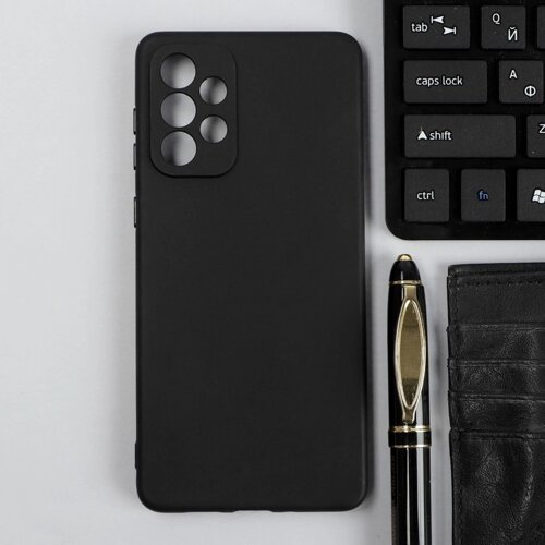 Чехол iBox Case, для телефона Samsung Galaxy A73, силиконовый, защита камеры, черный