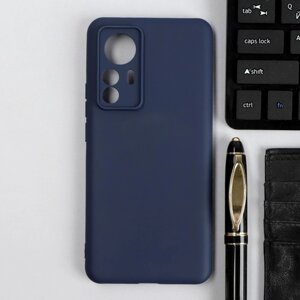 Чехол iBox Case, для телефона Xiaomi 12T, силиконовый, защита камеры, синий