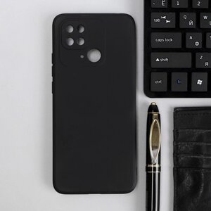 Чехол iBox Case, для телефона Xiaomi Redmi 10C, силиконовый, защита камеры, черный