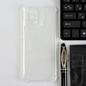 Чехол iBox Crystal, для телефона Xiaomi Redmi 10C, силиконовый, противоударный, прозрачный