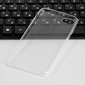 Чехол LuazON для iPhone 7/8/SE (2020), силиконовый, прозрачный