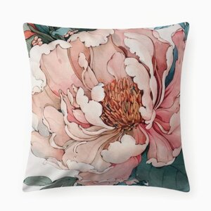 Чехол на подушку Этель "Peony", 40*40 см, 100 п/э, велюр