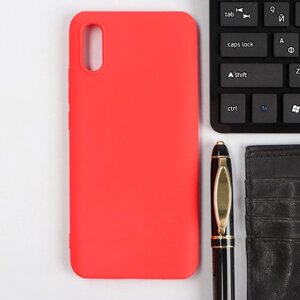 Чехол Red Line Ultimate, для телефона Xiaomi Redmi 9A, силиконовый, красный